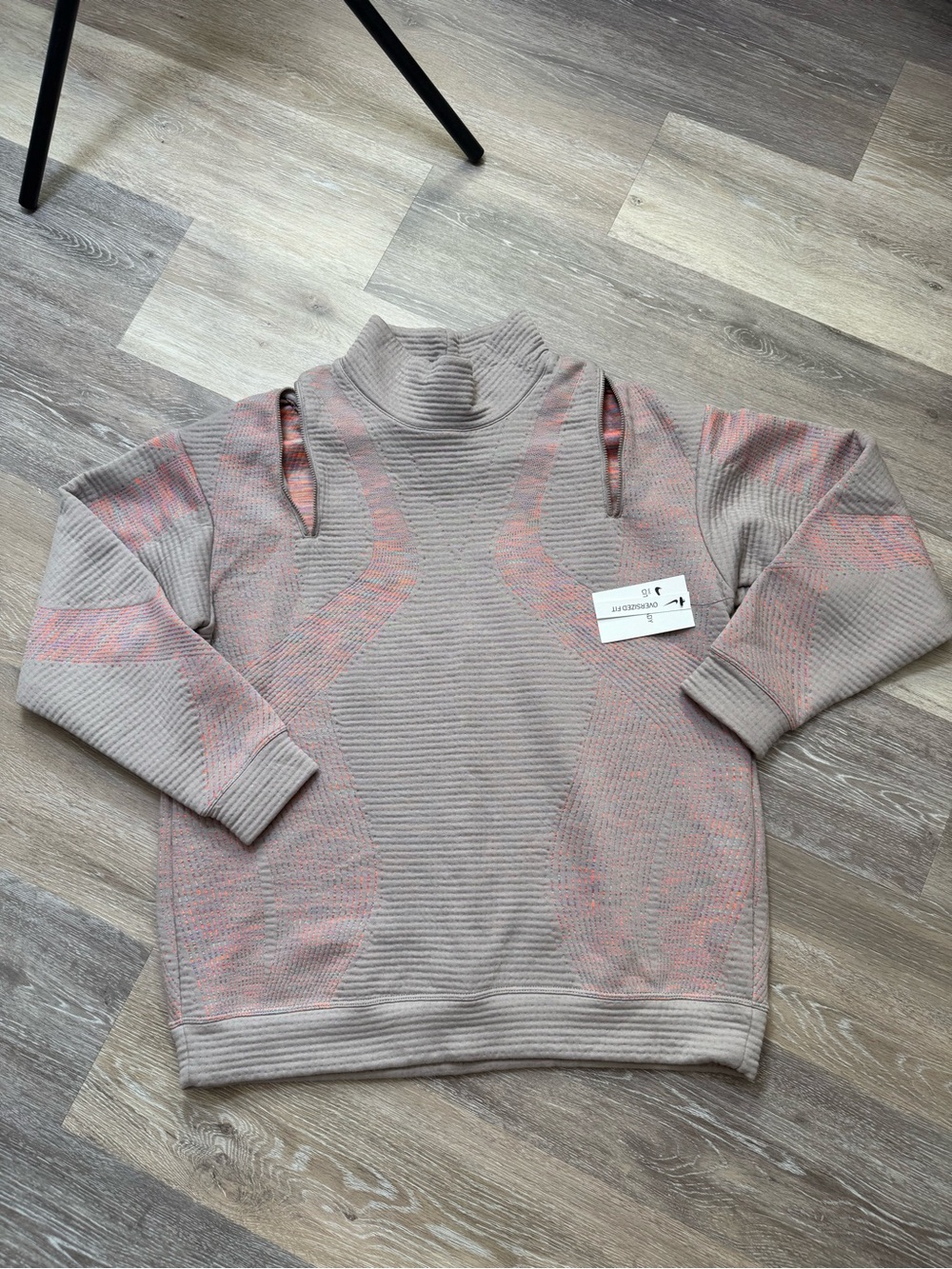 Nike City Ready Gray Fleece Training Top Sweatshirt